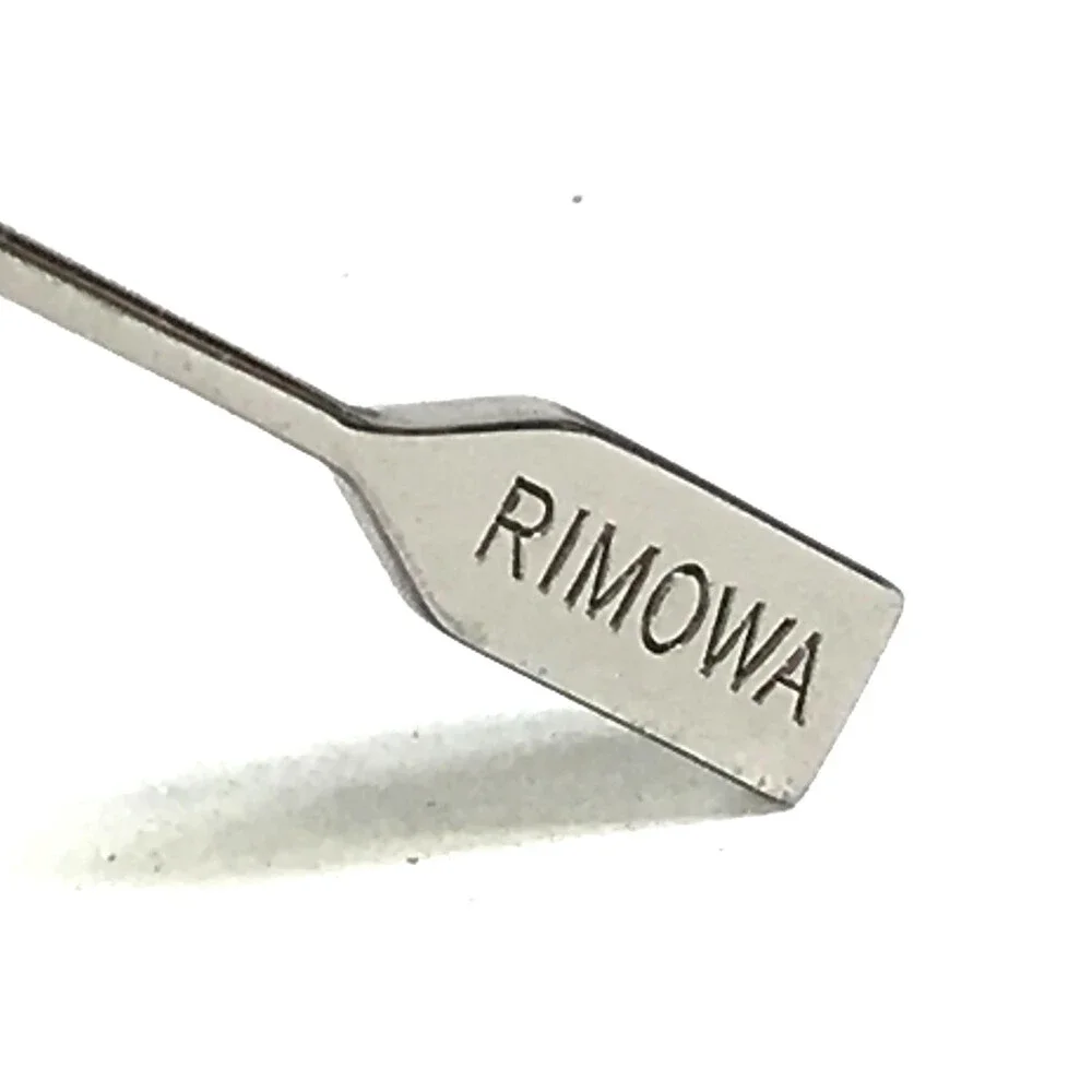 Rimowa Eyeglasses Frames RW50004U 001 Black Silver Round Full Rim 47-23-150 - Picture 6 of 13
